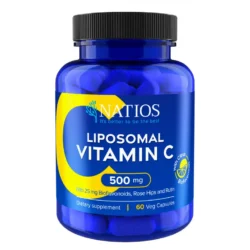 NATIOS Vitamin C Liposomální, 500 mg, 60 veganských kapslí