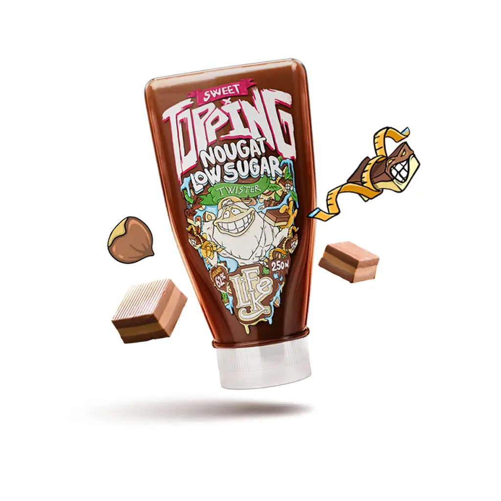 LifeLike Sweet Topping Twister 250 g nougat